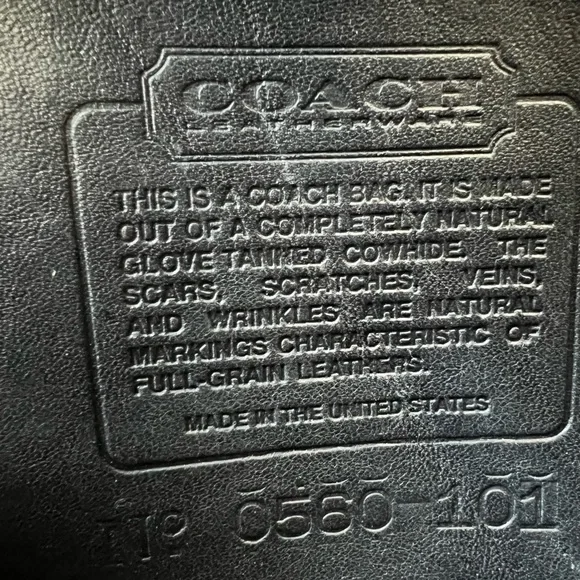 AUTH Vintage 1990-1993 Black Coach Pocket Purse 9755 Tea Rose Upcycle - Picture 11 of 12